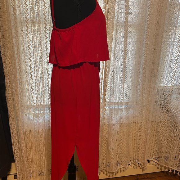 Flowy red dress - Picture 6 of 7